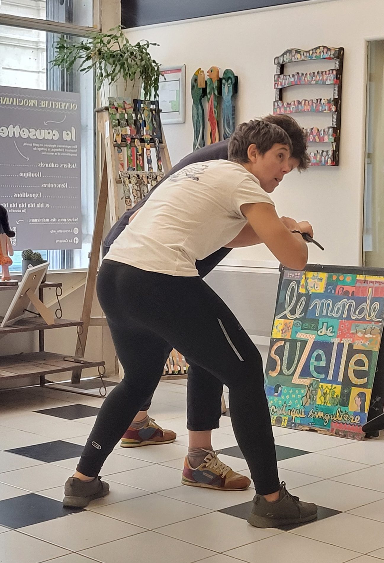 Défense sur couteau lors d'un cours de self défense pic saint loup