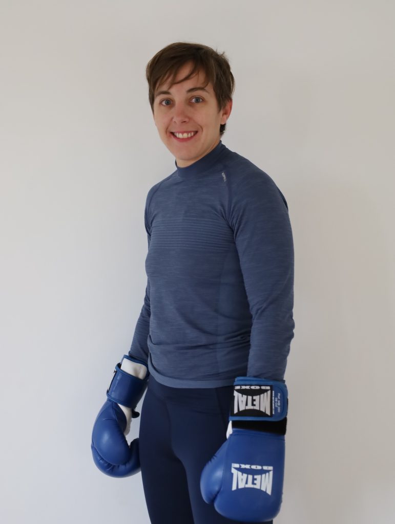 Photo de notre coach de boxe à Saint Mathieu de Tréviers, Alice